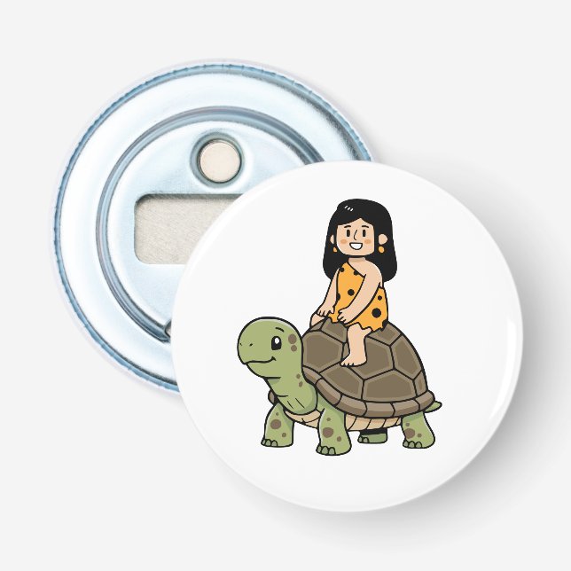 Oona and the Tortoise Bottle Opener (Front)
