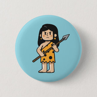 Oona Cave woman 6 Cm Round Badge