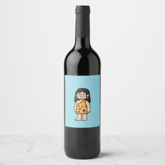 Oona Cave woman Wine Label