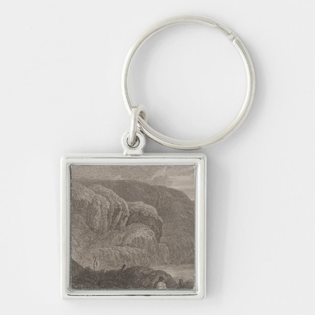 Oonalashka natives, Alaska Key Ring (Front)