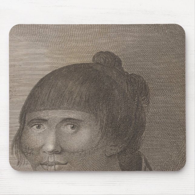 Oonalashka woman, Alaska Mouse Pad (Front)