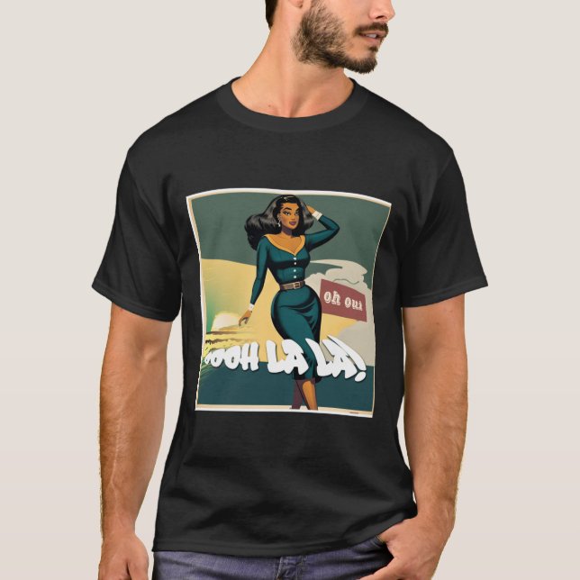 Oooh La La ! Sticker  T-Shirt (Front)