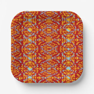 OoOrgAnNik Red Paper Plate