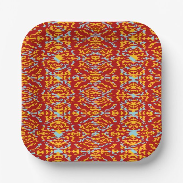 OoOrgAnNik Red Paper Plate (Front)