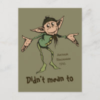 Oops! Arthur Rackham Friendly gnome Grimm CC0996