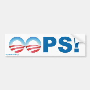 Oops Bumper Sticker