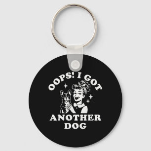 Oops Got Another Dog Rescue Moms Dog Frenchie Key Ring