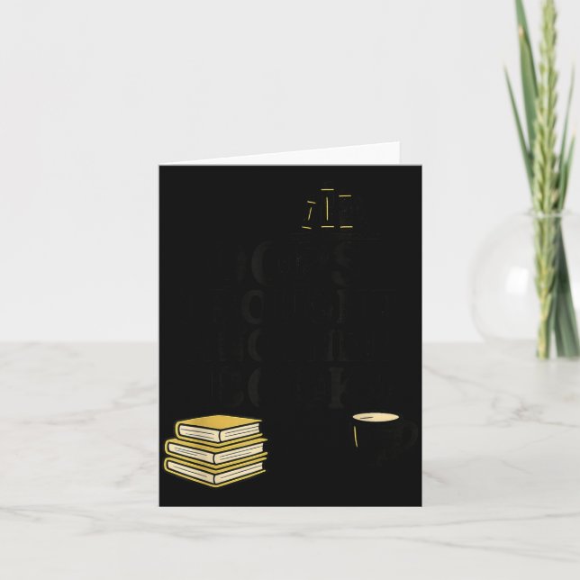 Oops I Bought Another Book, Funny Book Lover  Card (Front)