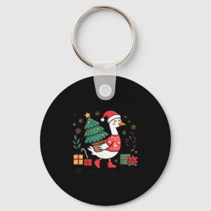 Oops I Got Another Tree Merry Goosemas Key Ring