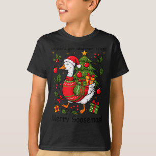 Oops I Got Another Tree Merry Goosemas Silly Goose T-Shirt