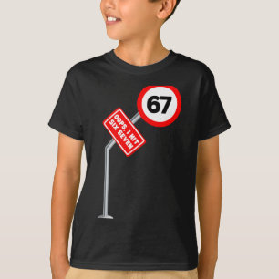 Oops I Hit Six Seven 6 7 Meme Funny Brainrot Inter T-Shirt