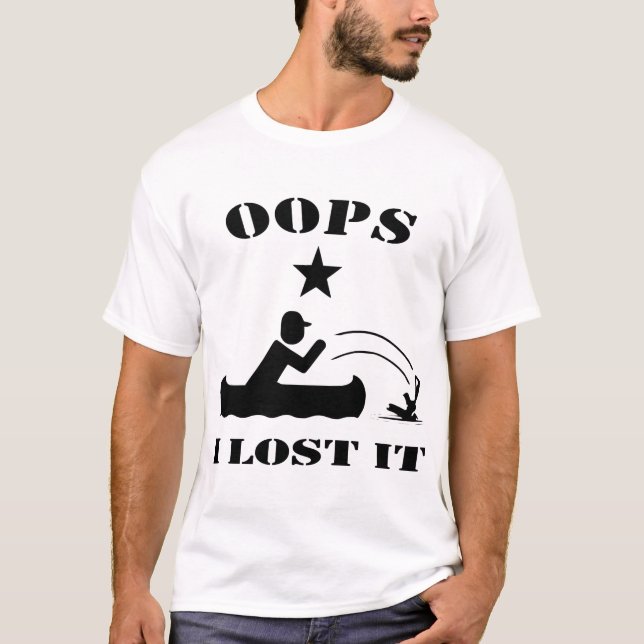 Oops I Lost It #USAPatriotGraphics  ©WhiteTigerLLC T-Shirt (Front)