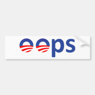 Oops! Obama Bumper Sticker