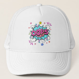 Oops Pop Art Explosion Trucker Hat