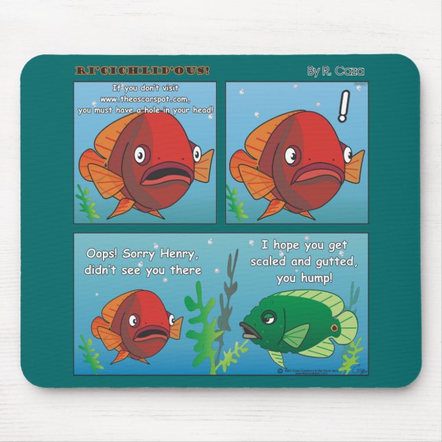 Oops! Sorry Henry Mouse Pad (Front)