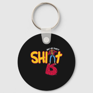 Oops! Sticker Key Ring