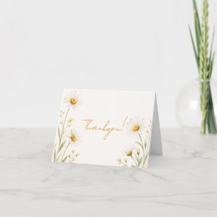 Oopsie Daisy Baby Shower Thankyou Thank You Card