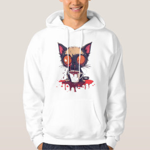Oopsie Meow  Sad Kawaii Cat Coffee Lover Hoodie