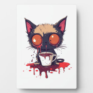 Oopsie Meow � Sad Kawaii Cat Coffee Lover Plaque