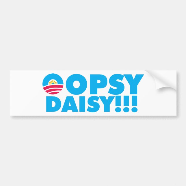 OOPSY DAISY! BUMPER STICKER (Front)