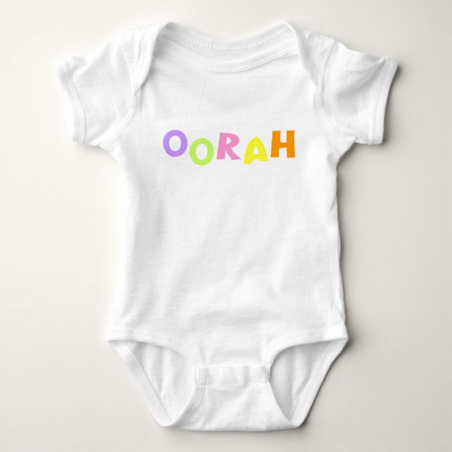 Oorah Baby Bodysuit (Front)