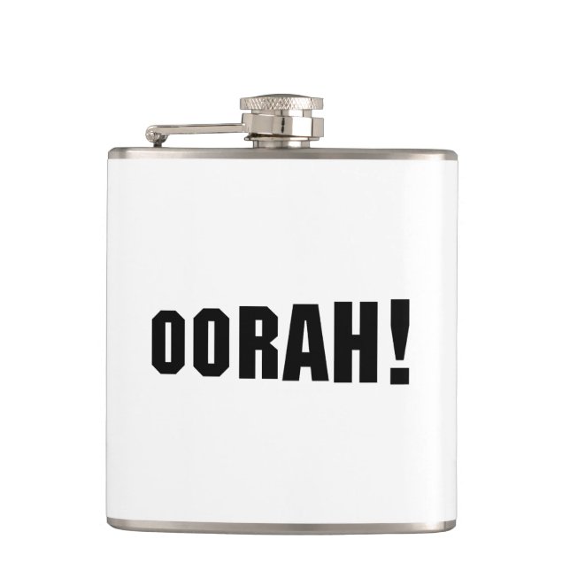 OORAH! HIP FLASK (Front)