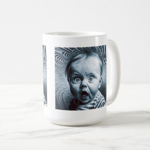 Op Art Baby Classic Mug, 15 oz Coffee Mug