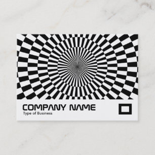 Op Art - Black and White Business Card