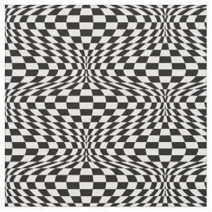 Op Art Chequerboard Fabric