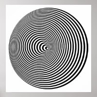 Op art Concentric Circles