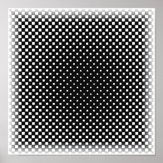 Op Art - Optical Illusion Print (Front)
