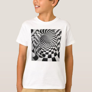 Op Art Tunnel Kids' Basic T-Shirt 
