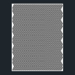 Op Art Vertical Zig Zag Two Poster<br><div class="desc">Classical Op Art zig zag pattern at high resolution</div>