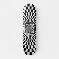 Op Art Wheel - Black and White