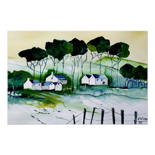 Op het Platteland Poster (Front)