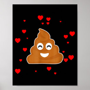 Op Valentine Emoticon Funny Valentines Day Op  Poster