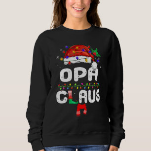 Opa Claus Matching Family Christmas Pyjamas Xmas S Sweatshirt