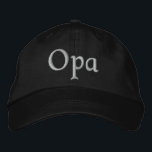 Opa Embroidered Cap<br><div class="desc">CLICK ON OUR STORE LINK To See More. Embroidered German Caps Sweatshirts Shirts & Bags: Embroidered German & Germany designs new this year. Buy this Opa Embroidered Cap. This unique Opa Embroidered Cap can be given anytime Oktoberfest, Birthday, Christmas or any German holiday. Germans Rocks! Our Embroidery German Caps &...</div>