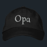 Opa Embroidered Cap<br><div class="desc">CLICK ON OUR STORE LINK To See More. Embroidered German Caps Sweatshirts Shirts & Bags: Embroidered German & Germany designs new this year. Buy this Opa Embroidered Cap. This unique Opa Embroidered Cap can be given anytime Oktoberfest, Birthday, Christmas or any German holiday. Germans Rocks! Our Embroidery German Caps &...</div>