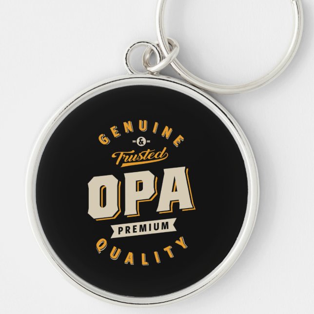 Opa Genuine and Trusted Key Ring (Front)