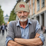 Opa - German  grandpa Embroidered Hat<br><div class="desc">Embroidered  hat designed for Opa - German grandpa . Simple text design about family relations by lumirala .</div>