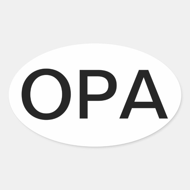OPA Sticker (Front)