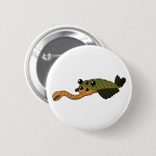 Opabinia- Prehistoric Animal 6 Cm Round Badge