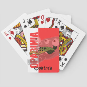 Opabinia Prehistoric Animal Playing Cards