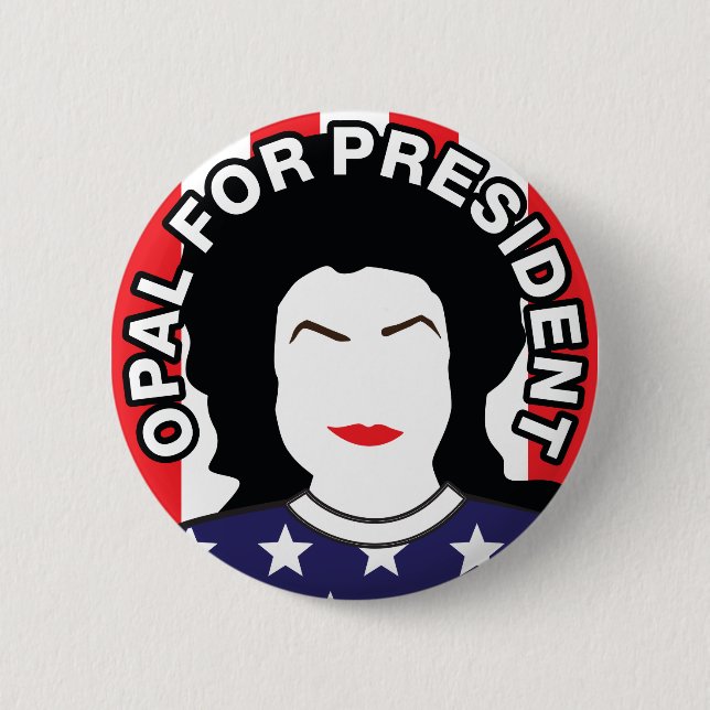 OPAL 6 CM ROUND BADGE (Front)