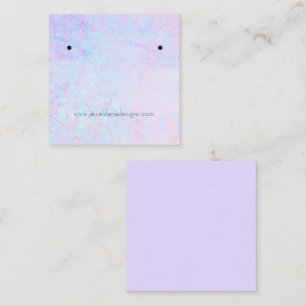 Opal Agate Texture Earrings Display Card