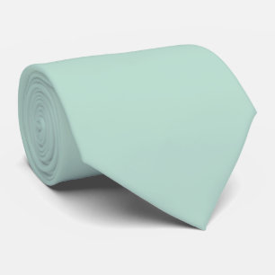 Opal Blue Green Turquoise Pastel Solid Color Tie