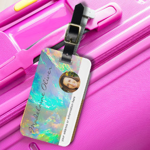 Opal Colour Professional Modern  Luggage Tag