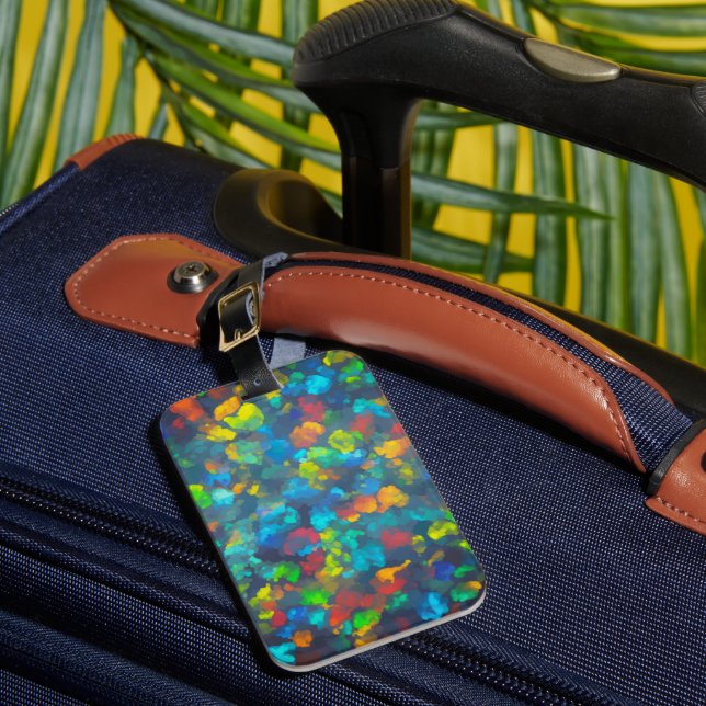 Opal Colours Luggage Tag (Front Insitu 1)