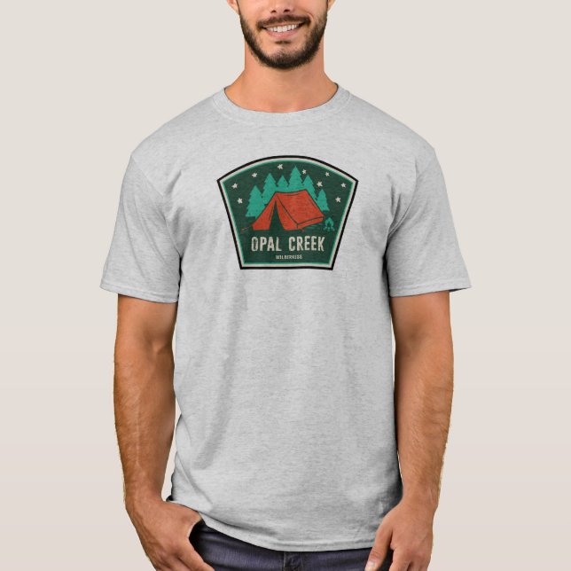 Opal Creek Wilderness Oregon Camping T-Shirt (Front)